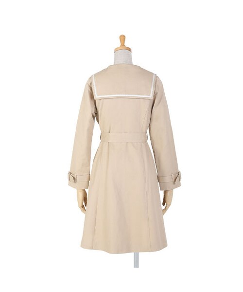 F i.n.t（フィント）の「セーラーカラートレンチコート/F i.n.t