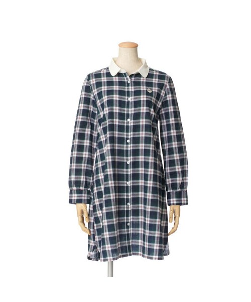 F i.n.t（フィント）の「コーヒーポット刺繍シャツワンピース/F i.n.t（ワンピース・レディース・その他）」の3枚目の写真