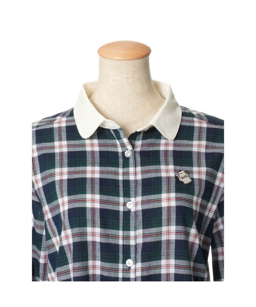 F i.n.t（フィント）の「コーヒーポット刺繍シャツワンピース/F i.n.t（ワンピース・レディース・その他）」の4枚目の写真