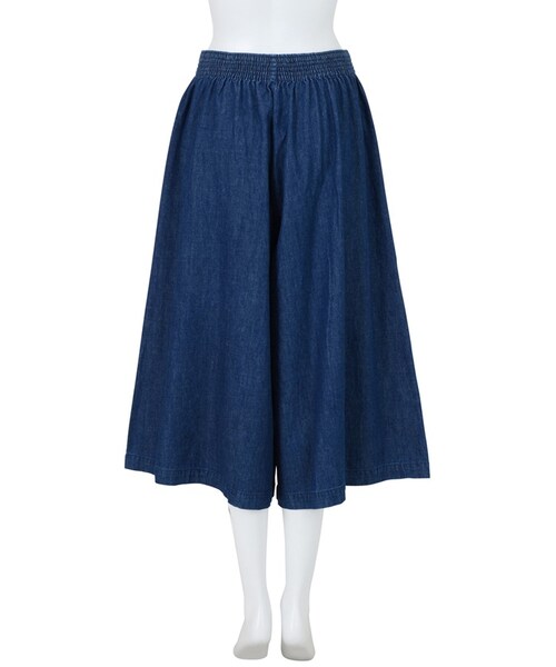 Ne-net（ネネット）の「おはなエンブロデニム / パンツ（パンツ・レディース・navy・02）」の5枚目の写真