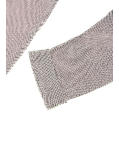 w closet(ダブルクローゼット)の「スリット入りニットワンピース(ワンピース/ドレス・レディース・オフホワイト/Lサックス/ミント・FREE)」の8枚目の写真