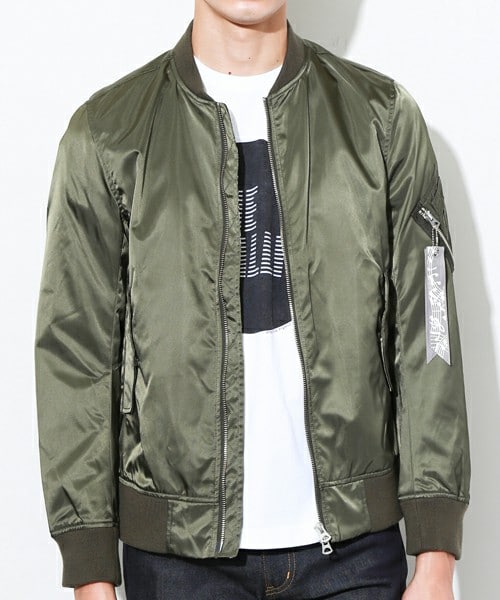 MA-1 カーキ ジャーナルスタンダード JOURNAL STANDARD ダブルジップMA－1