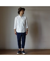 FRED PERRY ネイビー　cropped trouser 32inch Fred Perry Linen-Blend Cropped Trousers - W30/L32 | Coggles