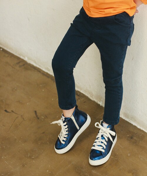 I LOVE J（アイラブジェイ）の「ラブリズイージーフィットパンツ（その他パンツ・キッズ・グレー/ネイビー/ライトイエロー/ピンク・100cm~150cm）」の6枚目の写真