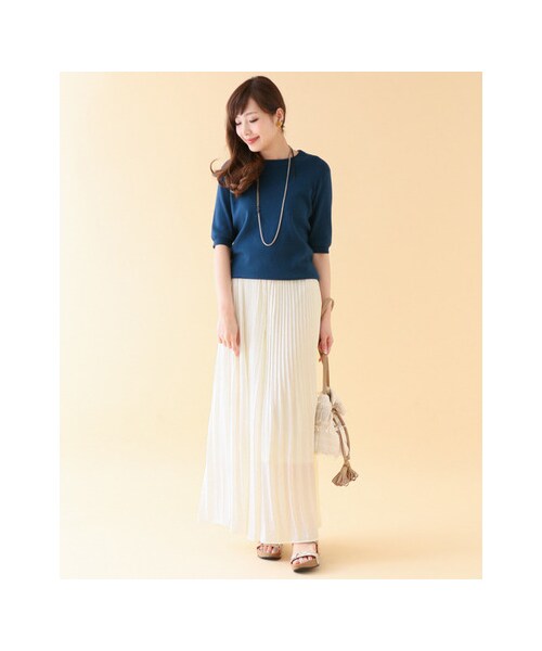 URBAN RESEARCH ROSSO WOMEN(アーバンリサーチ ロッソ)の「【予約】ギャザーワイドパンツ(パンツ・レディース・D/NAVY/CHARCOAL/CAMEL/OFF WHITE・FREE)」の6枚目の写真