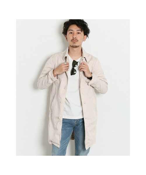 URBAN RESEARCH Sonny Label(アーバンリサーチサニーレーベル)の「タイプライターステンカラーコート(ジャケット/アウター・メンズ・ネイビー/ベージュ/カーキ/レッド・M/L)」の5枚目の写真