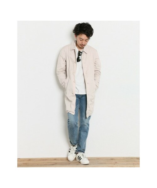 URBAN RESEARCH Sonny Label(アーバンリサーチサニーレーベル)の「タイプライターステンカラーコート(ジャケット/アウター・メンズ・ネイビー/ベージュ/カーキ/レッド・M/L)」の6枚目の写真