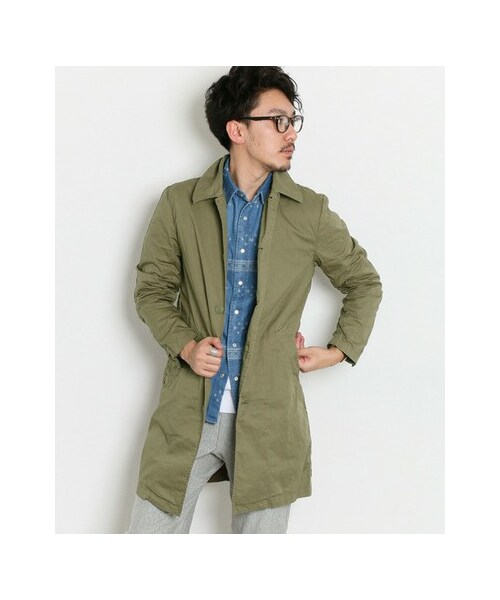 URBAN RESEARCH Sonny Label(アーバンリサーチサニーレーベル)の「タイプライターステンカラーコート(ジャケット/アウター・メンズ・ネイビー/ベージュ/カーキ/レッド・M/L)」の7枚目の写真