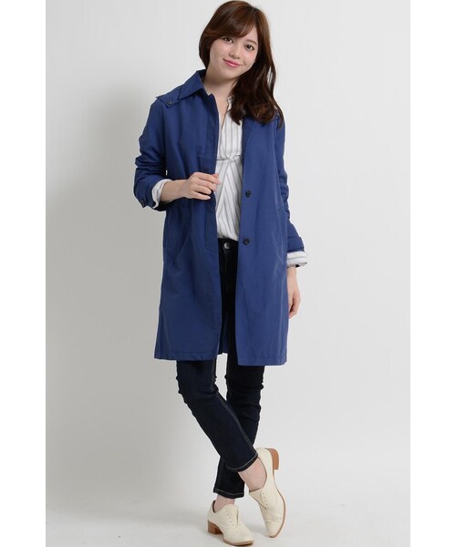 LOSICARIE(ロシカリエ)の「ストライプシャツ(トップス・レディース・柄物オフホワイト/柄物ネイビー・M)」の8枚目の写真