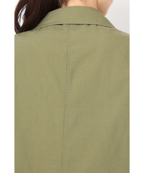 JOURNAL STANDARD（ジャーナルスタンダード）の「シルケットバックサテン ロングジレ（ジャケット/アウター・ベージュ/カーキ・フリー）」の9枚目の写真