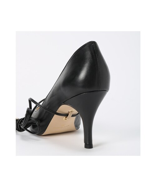 La TOTALITE（ラトータリテ）の「7cmレースUP2WAYパンプス（シューズ・ブラック/ベージュ・35.5/36/36.5/37/37.5/38）」の6枚目の写真