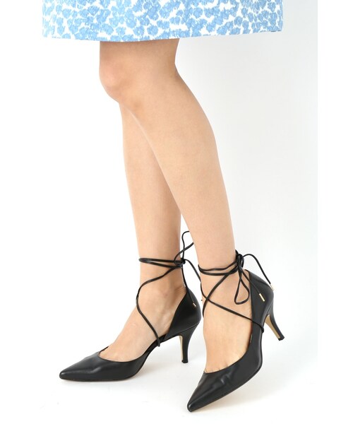 La TOTALITE（ラトータリテ）の「7cmレースUP2WAYパンプス（シューズ・ブラック/ベージュ・35.5/36/36.5/37/37.5/38）」の13枚目の写真