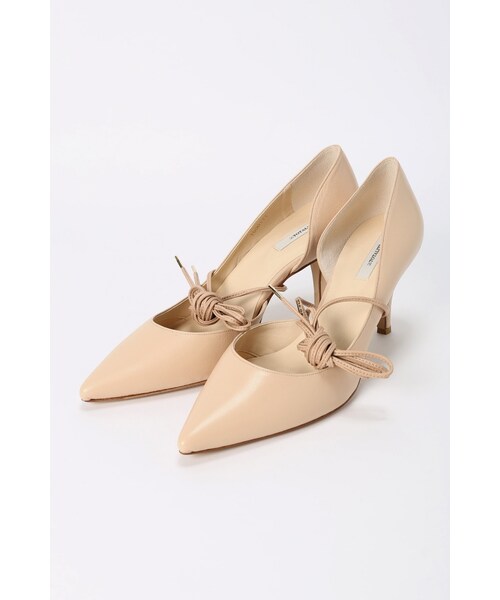 La TOTALITE（ラトータリテ）の「7cmレースUP2WAYパンプス（シューズ・ブラック/ベージュ・35.5/36/36.5/37/37.5/38）」の2枚目の写真