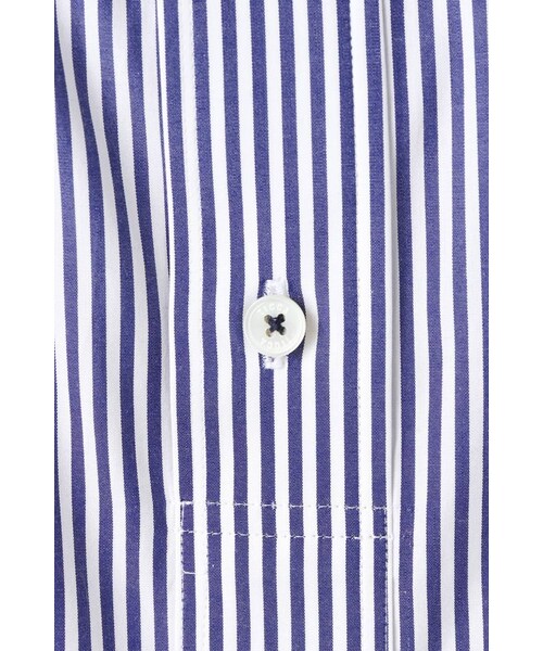 La TOTALITE（ラトータリテ）の「TICCA ロングスリーブストライプS BIG シャツ（トップス・ネイビー・フリー）」の14枚目の写真