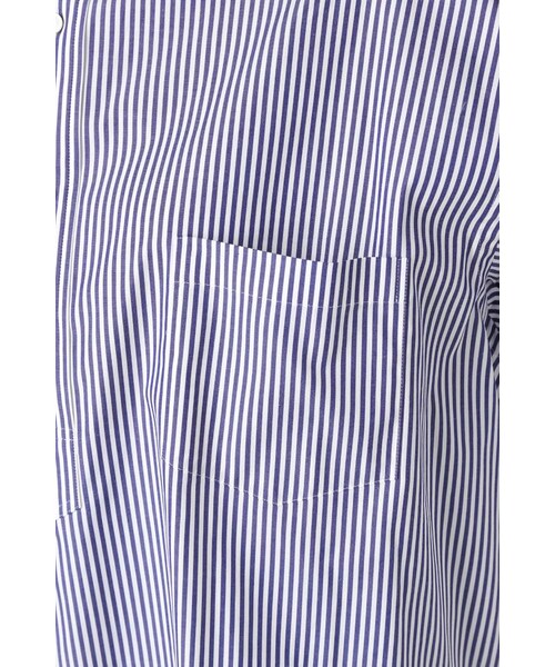 La TOTALITE（ラトータリテ）の「TICCA ロングスリーブストライプS BIG シャツ（トップス・ネイビー・フリー）」の10枚目の写真