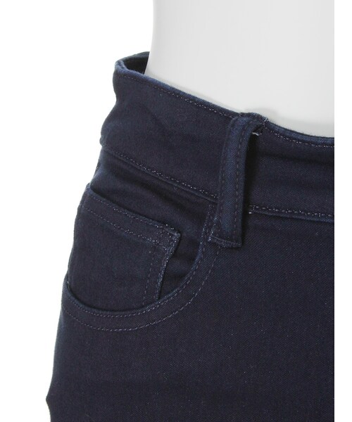 MURUA(ムルーア)の「【CASUAL】サイドZIPスリムブーツカット(パンツ・レディース・ブラック/インディゴ・1/2)」の6枚目の写真