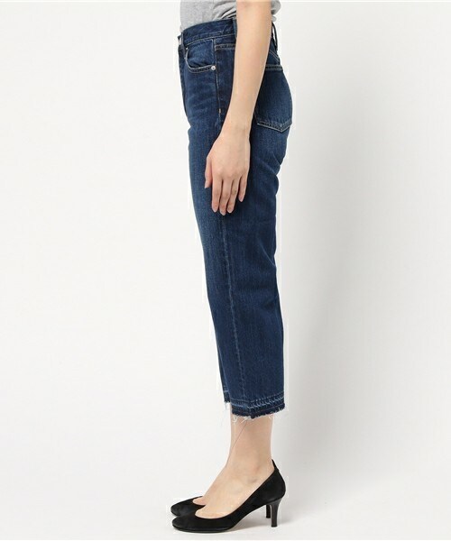 CLANE（クラネ）の「CLANE インディゴデニムパンツ（デニムパンツ・レディース・ダークブルー・25/26）」の4枚目の写真