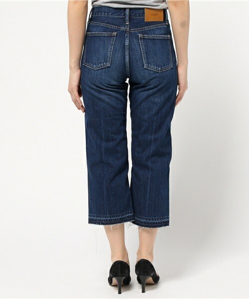 CLANE（クラネ）の「CLANE インディゴデニムパンツ（デニムパンツ・レディース・ダークブルー・25/26）」の5枚目の写真