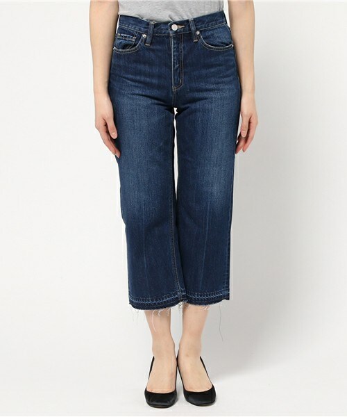 CLANE（クラネ）の「CLANE インディゴデニムパンツ（デニムパンツ・レディース・ダークブルー・25/26）」の3枚目の写真