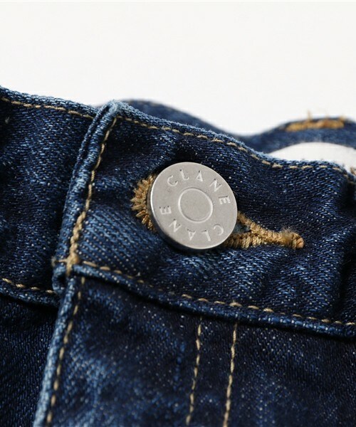 CLANE（クラネ）の「CLANE インディゴデニムパンツ（デニムパンツ・レディース・ダークブルー・25/26）」の12枚目の写真