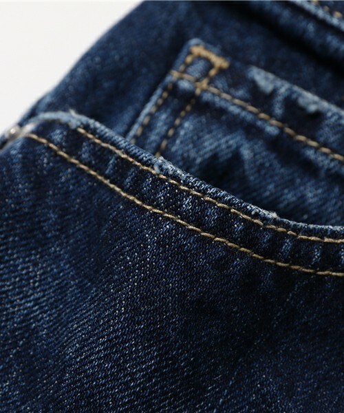 CLANE（クラネ）の「CLANE インディゴデニムパンツ（デニムパンツ・レディース・ダークブルー・25/26）」の14枚目の写真