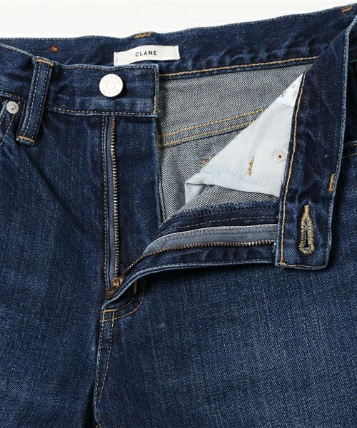 CLANE（クラネ）の「CLANE インディゴデニムパンツ（デニムパンツ・レディース・ダークブルー・25/26）」の11枚目の写真
