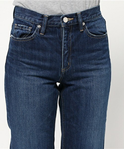 CLANE（クラネ）の「CLANE インディゴデニムパンツ（デニムパンツ・レディース・ダークブルー・25/26）」の6枚目の写真