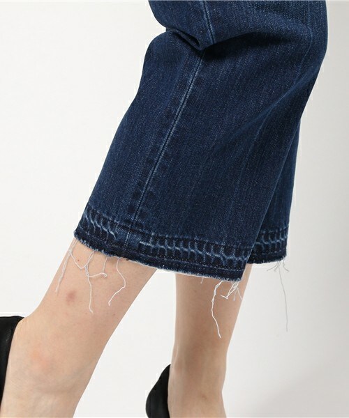 CLANE（クラネ）の「CLANE インディゴデニムパンツ（デニムパンツ・レディース・ダークブルー・25/26）」の9枚目の写真