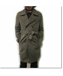 Cuirs | アースカラーロング丈トレンチコート(トレンチコート)