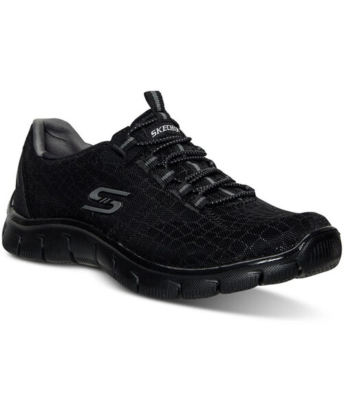 SKECHERS(スケッチャーズ)の「Skechers Women's Relaxed Fit Sport: Empire - Rock Around Walking Sneakers from Finish Line(スニーカー・レディース・Black・5/5.5/6/6.5/7/7.5/8/8.5/9/9.5/10/11)」の1枚目の写真