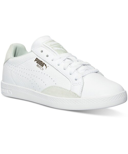 PUMA(プーマ)の「Puma Women's Match Lo Casual Sneakers from Finish Line(スニーカー・レディース・White・5.5/6/6.5/7/7.5/8/8.5/9/10)」の1枚目の写真