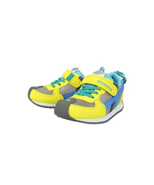 BRANSHES（ブランシェス）の「メッシュジョギングIFMEコラボスニーカー（スニーカー・キッズ・サックス/グレー/ブラック・13.5～19）」の3枚目の写真