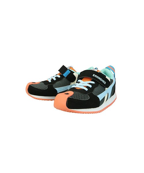 BRANSHES（ブランシェス）の「メッシュジョギングIFMEコラボスニーカー（スニーカー・キッズ・サックス/グレー/ブラック・13.5～19）」の2枚目の写真