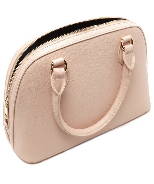 FOREVER 21(フォーエバー トゥエンティーワン)の「FOREVER 21 faux leather satchel(ショルダーバッグ・レディース・Black/Pink・ONE SIZE)」の10枚目の写真