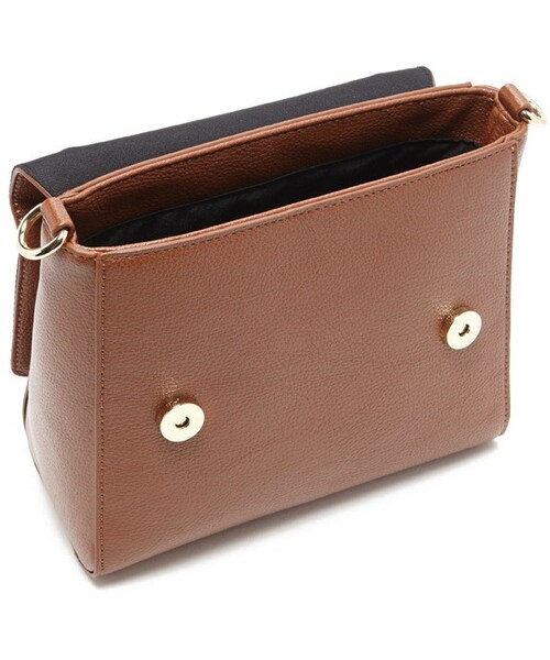 FOREVER 21（フォーエバー トゥエンティーワン）の「FOREVER 21 faux leather crossbody satchel（ショルダーバッグ・レディース・Black/Brown・ONE SIZE）」の8枚目の写真