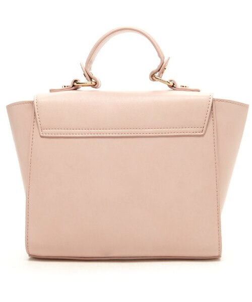 FOREVER 21（フォーエバー トゥエンティーワン）の「FOREVER 21 faux leather satchel（ショルダーバッグ・レディース・Black/Pink・ONE SIZE）」の8枚目の写真