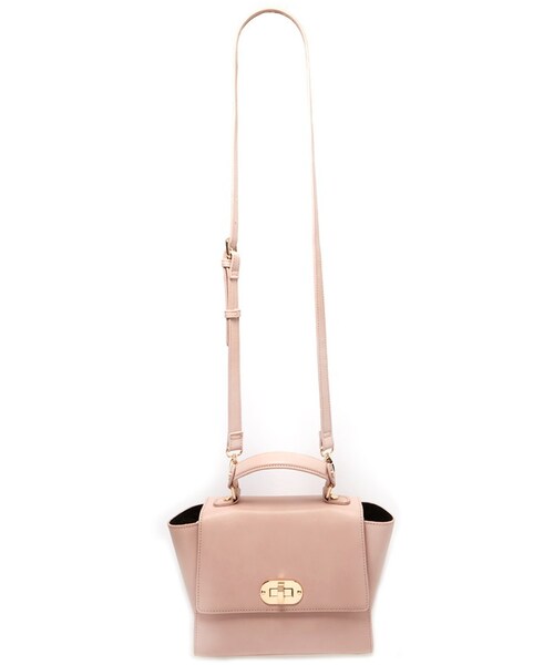 FOREVER 21（フォーエバー トゥエンティーワン）の「FOREVER 21 faux leather satchel（ショルダーバッグ・レディース・Black/Pink・ONE SIZE）」の10枚目の写真