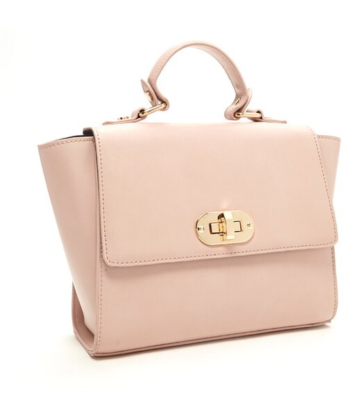 FOREVER 21（フォーエバー トゥエンティーワン）の「FOREVER 21 faux leather satchel（ショルダーバッグ・レディース・Black/Pink・ONE SIZE）」の7枚目の写真