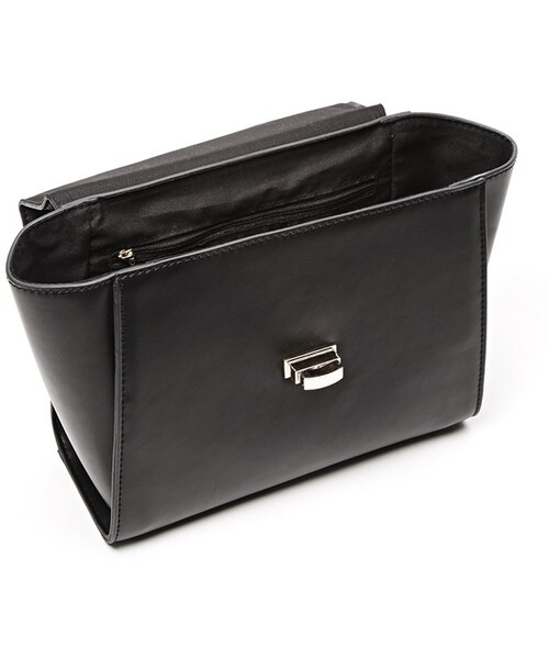 FOREVER 21（フォーエバー トゥエンティーワン）の「FOREVER 21 faux leather satchel（ショルダーバッグ・レディース・Black/Pink・ONE SIZE）」の6枚目の写真