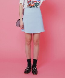 DHOLIC | サイドジップAラインミニスカート(スカート)