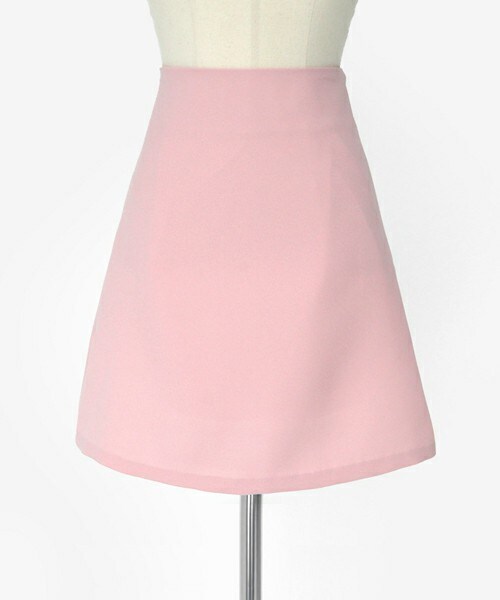 DHOLIC（ディーホリック）の「サイドジップAラインミニスカート（スカート・レディース・スカイブルー/ホワイト/ピンク/ブラック/ネイビー・S/M）」の5枚目の写真