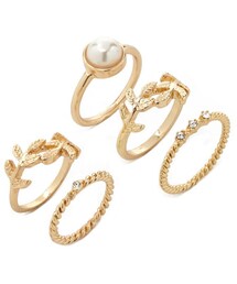 FOREVER 21 | FOREVER 21 leaf ring set(リング)