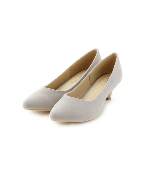 LIPSTAR（リップスター）の「スエードパンプス（シューズ・レディース・ブルー/グレー/オレンジ/デニムワンォッシュ・M/L）」の2枚目の写真