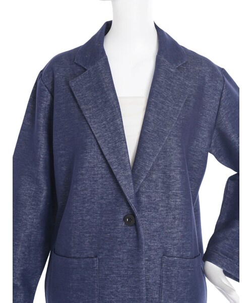 MURUA（ムルーア）の「【CASUAL】Wフェイスカットジャケット（ジャケット/アウター・レディース・グレー/ブルー/ベージュ・F）」の10枚目の写真