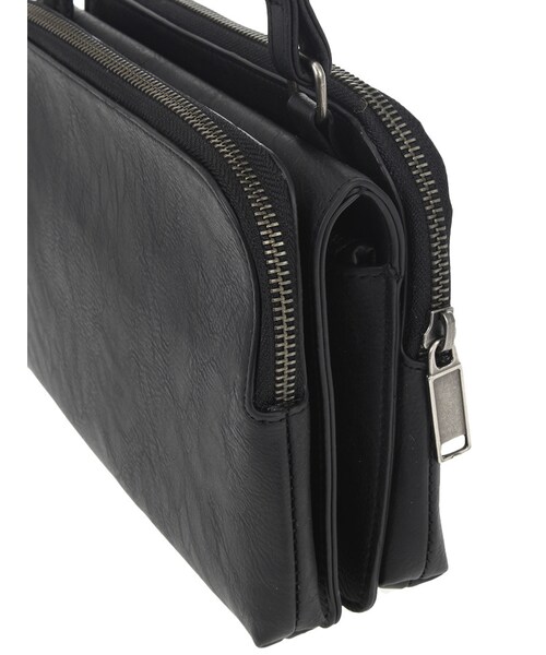 Ungrid（アングリッド）の「ダブルジップショルダーBAG（バッグ・レディース・ブラック/ブラウン・F）」の6枚目の写真