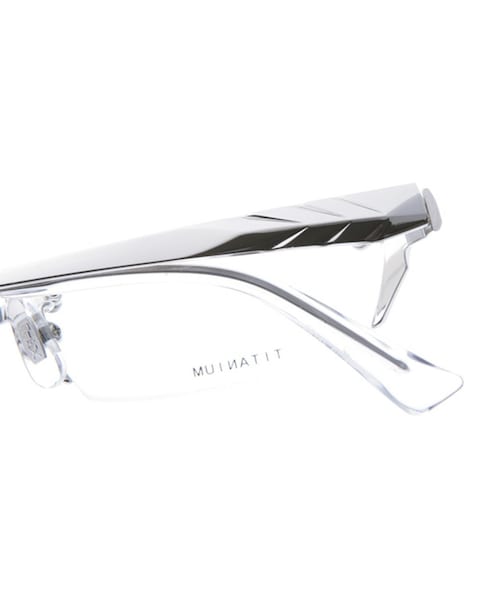 Plusmix（プラスミックス）の「プラスミックス PX-13710-O2O（メガネ・メンズ・シルバー・53□16-143）」の5枚目の写真