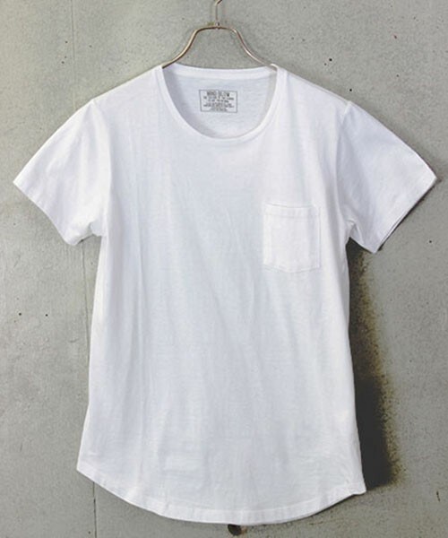 MIND BLOW(マインドブロウ)の「【吉沢亮さん着用 スマート4月号掲載】裾ラウンドTシャツ(Tシャツ/カットソー・メンズ・ホワイト/ブラック/杢グレー・MEDIUM/LARGE)」の2枚目の写真