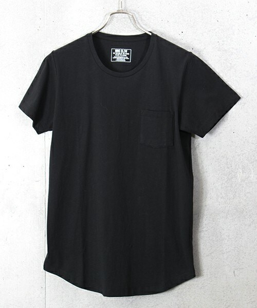 MIND BLOW(マインドブロウ)の「【吉沢亮さん着用 スマート4月号掲載】裾ラウンドTシャツ(Tシャツ/カットソー・メンズ・ホワイト/ブラック/杢グレー・MEDIUM/LARGE)」の3枚目の写真