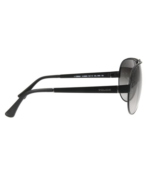 POLICE(ポリス)の「ポリス S8888G-0599(サングラス・ブラック・63□13-130)」の2枚目の写真
