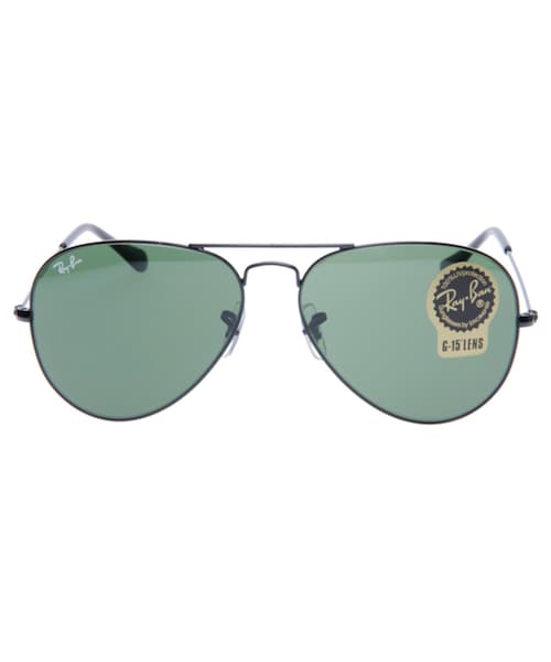 Ray-Ban（レイバン）の「レイバン AVIATOR LARGEMETAL RB3025-L2823-58（サングラス・メンズ・ブラック・58□14-140）」の4枚目の写真